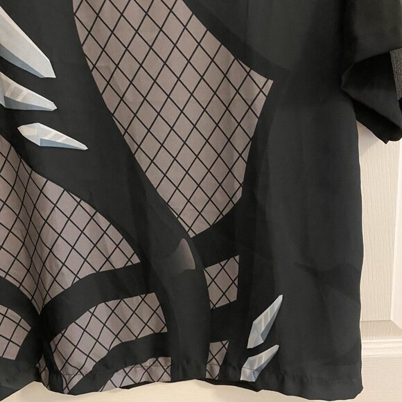 REDBUBBLE Short Sleeve Translucent Top with Image from Anime Yuri on Ice Size S - Picture 3 of 7